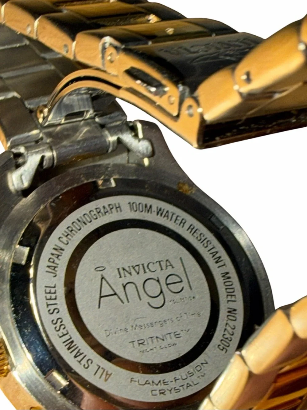 Invicta Two-Tone Gold and Silver Chronograph Watch